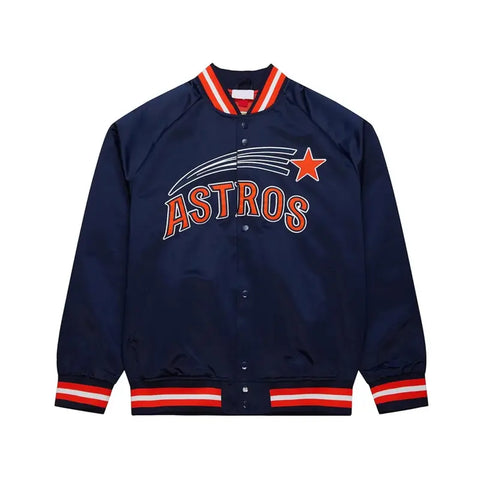 Houston Astros Navy Satin Jacket