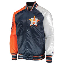 Houston Astros Reliever Raglan Satin Jacket