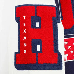 Houston Texans Mashup Classic Rib Varsity Jacket