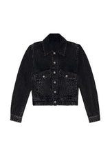 Black Denim Jacket Women, Diesel 'De-Tracy'