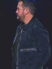 American Idol S22 Luke Bryan Suede Jacket
