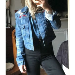 Monica Dutton Yellowstone S05 Kelsey Asbille Blue Denim Jacket