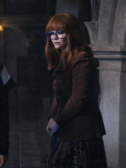 Wednesday 2022 Marilyn Thornhill Brown Jacket