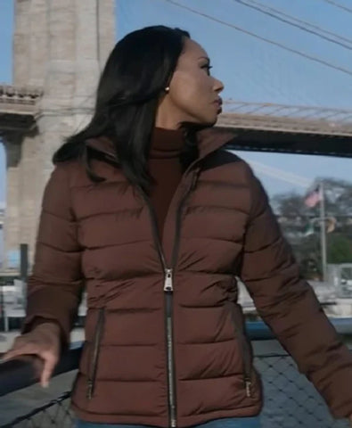 The Night Agent S02 Amanda Warren Puffer Jacket