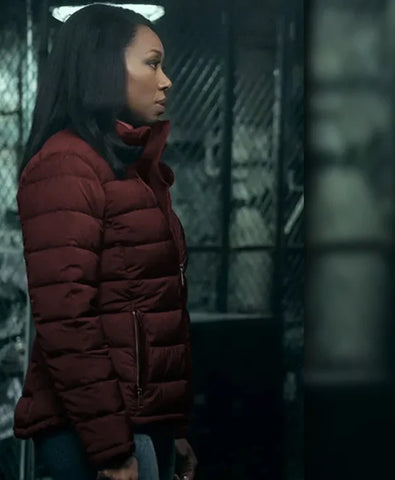 The Night Agent S02 Amanda Warren Puffer Jacket