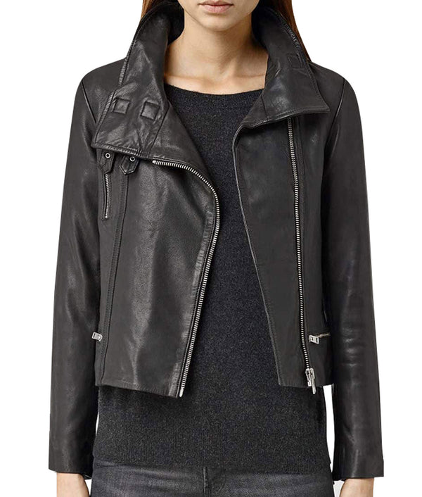 Agents of Shield Ming-Na Wen Biker Leather Jacket