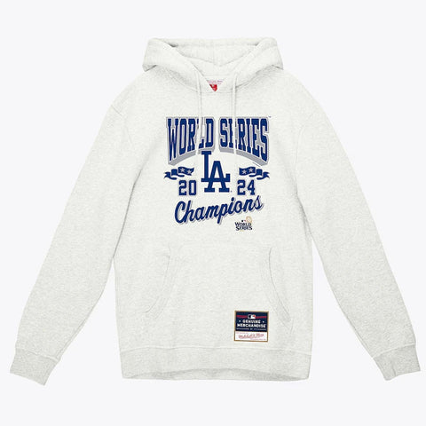 Men's Oatmeal Los Angeles Dodgers 2024 Pullover Hoodie
