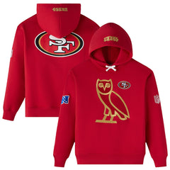 San Francisco 49ers OVO Scarlet Icon Team Hoodie