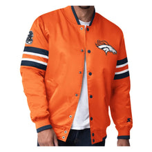 Denver Broncos Orange Satin Varsity Jacket