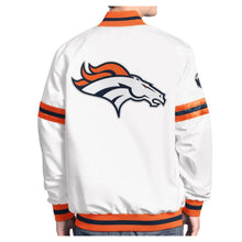 Denver Broncos White Satin Jacket