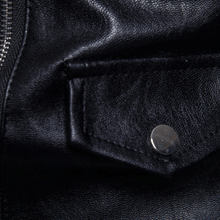 Multi-zip leather jacket jacket