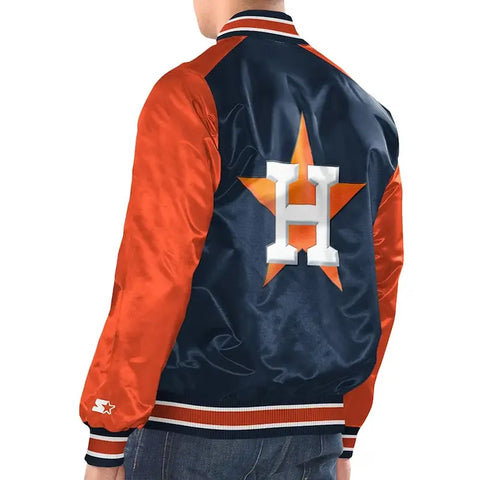 Houston Astros Renegade Varsity Satin Jacket