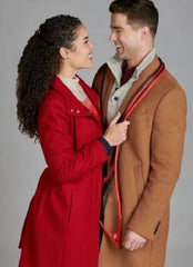 Welcome To Valentine 2023 Olivia Red Wool Coat