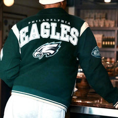Philadelphia Eagles Fly Eagles Fly Varsity Jacket