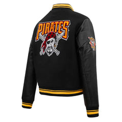 Retro Classic Rib Pittsburgh Pirates Varsity Jacket