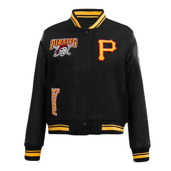 Retro Classic Rib Pittsburgh Pirates Varsity Jacket