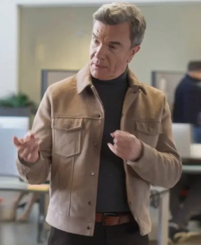 Return to Office Christopher Shyer Brown Jacket