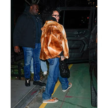 Rihanna Fur Coat
