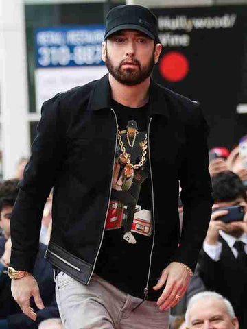 Walk Of Fame Eminem Black Jacket