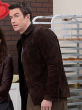 An Unexpected Valentine 2025 Robert Buckley Suede Leather Jacket