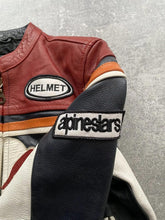 Vintage Red Bull Racing Leather Jacket  Motorsport Biker Outerwear