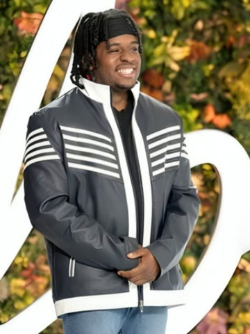 American Idol S23 Desmond Roberts Grey Jacket