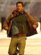 The Running Man 2025 Glen Powell Hooded Jacket
