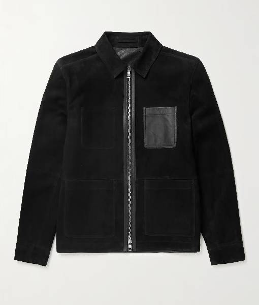 Good Morning America 2025 Tyler Perry Leather-Trimmed Jacket