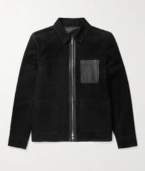 Good Morning America 2025 Tyler Perry Leather-Trimmed Jacket