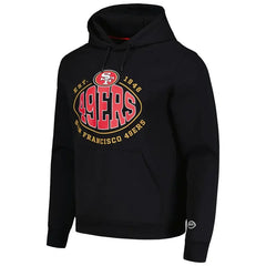 San Francisco 49ers Black Touchback Pullover Hoodie