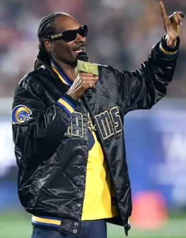 Snoop Dogg Rams Bomber Jacket