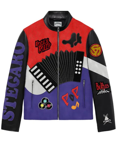 Stegaro Piano Leather Jacket