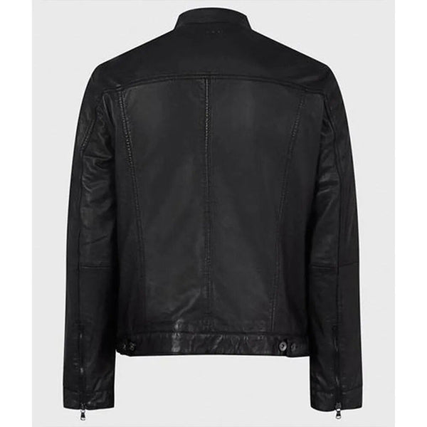 Days of Our Lives Stephen Nichols Black Leather Jacket