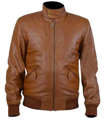 Steve Murphy Brown Leather Jacket