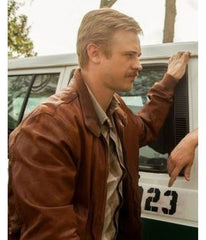 Steve Murphy Brown Leather Jacket