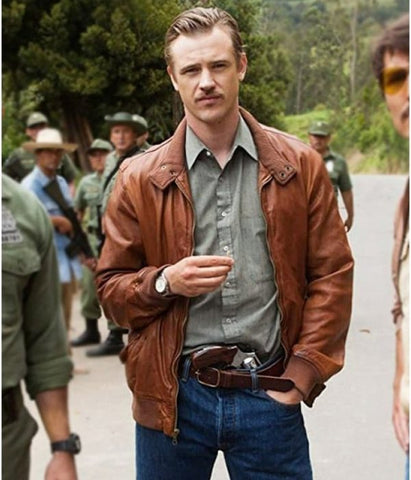 Steve Murphy Brown Leather Jacket