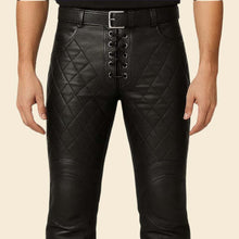 Black Medieval Leather Pants for LARP and Renaissance Costume