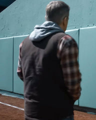 The Instigators 2024 Matt Damon Black Vest