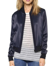 Arrow Willa Holland Blue Bomber Jacket