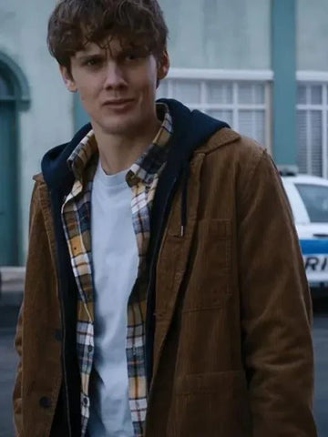 Wednesday 2022 Tyler Galpin Brown Jacket