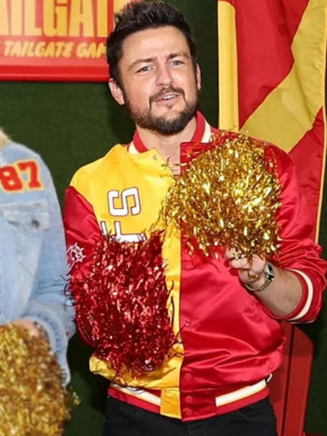 Tyler Hynes Kansas City Chiefs Varsity Bomber Jacket