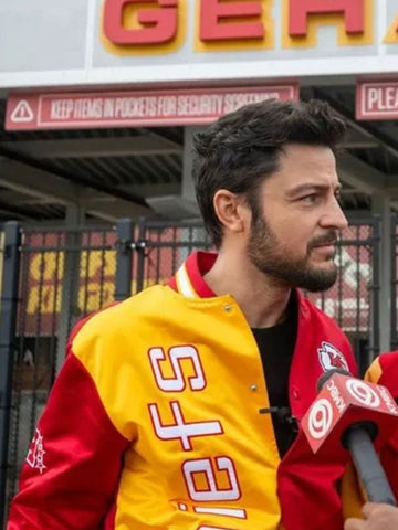 Tyler Hynes Kansas City Chiefs Varsity Bomber Jacket