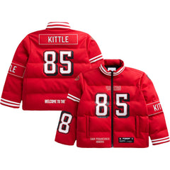 San Francisco 49ers NFL Red Puffer Jacket