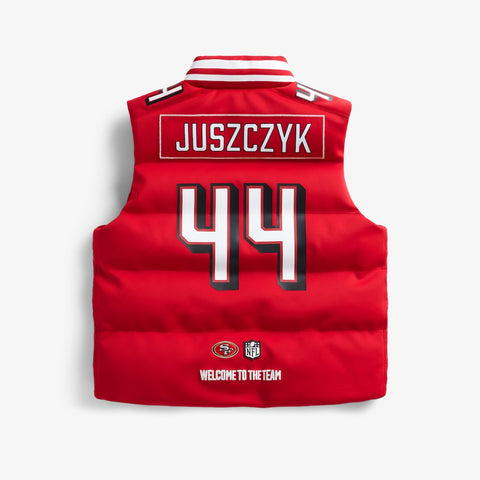 Unisex San Francisco 49ers Red NFL Puffer Vest