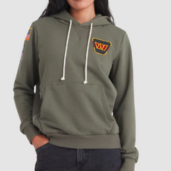 Washington Commanders Olive 2025 Salute to Service Sideline Hoodie