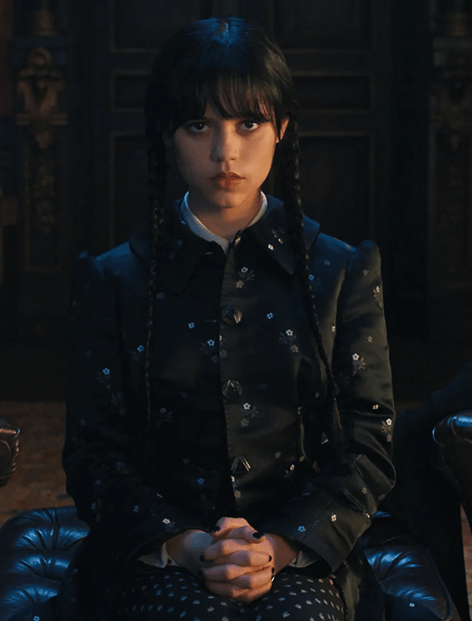 Wednesday 2022 Wednesday Adams Black Coat