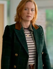 Erika Christensen Will Trent Checkered Blazer