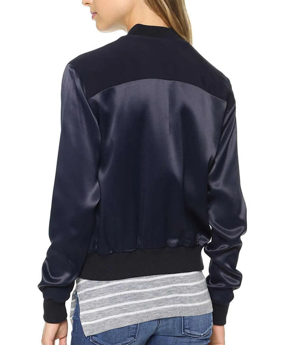Arrow Willa Holland Blue Bomber Jacket