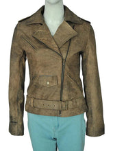Women's Brown Vintage Leather Jacket