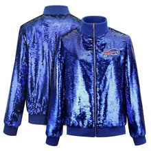 Buffalo Bills Cuce Team Sequin Bomber Jacket